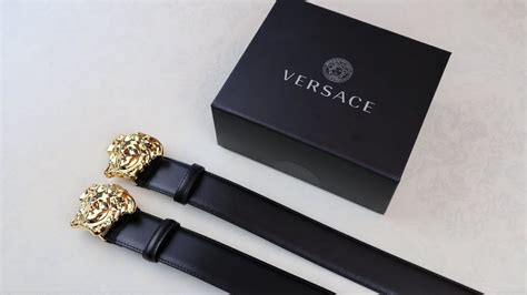 fake versace belt black|is versus versace real.